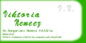 viktoria nemecz business card