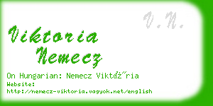 viktoria nemecz business card